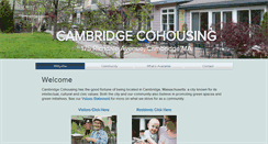 Desktop Screenshot of cambridgecohousing.org