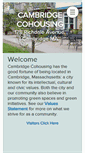 Mobile Screenshot of cambridgecohousing.org
